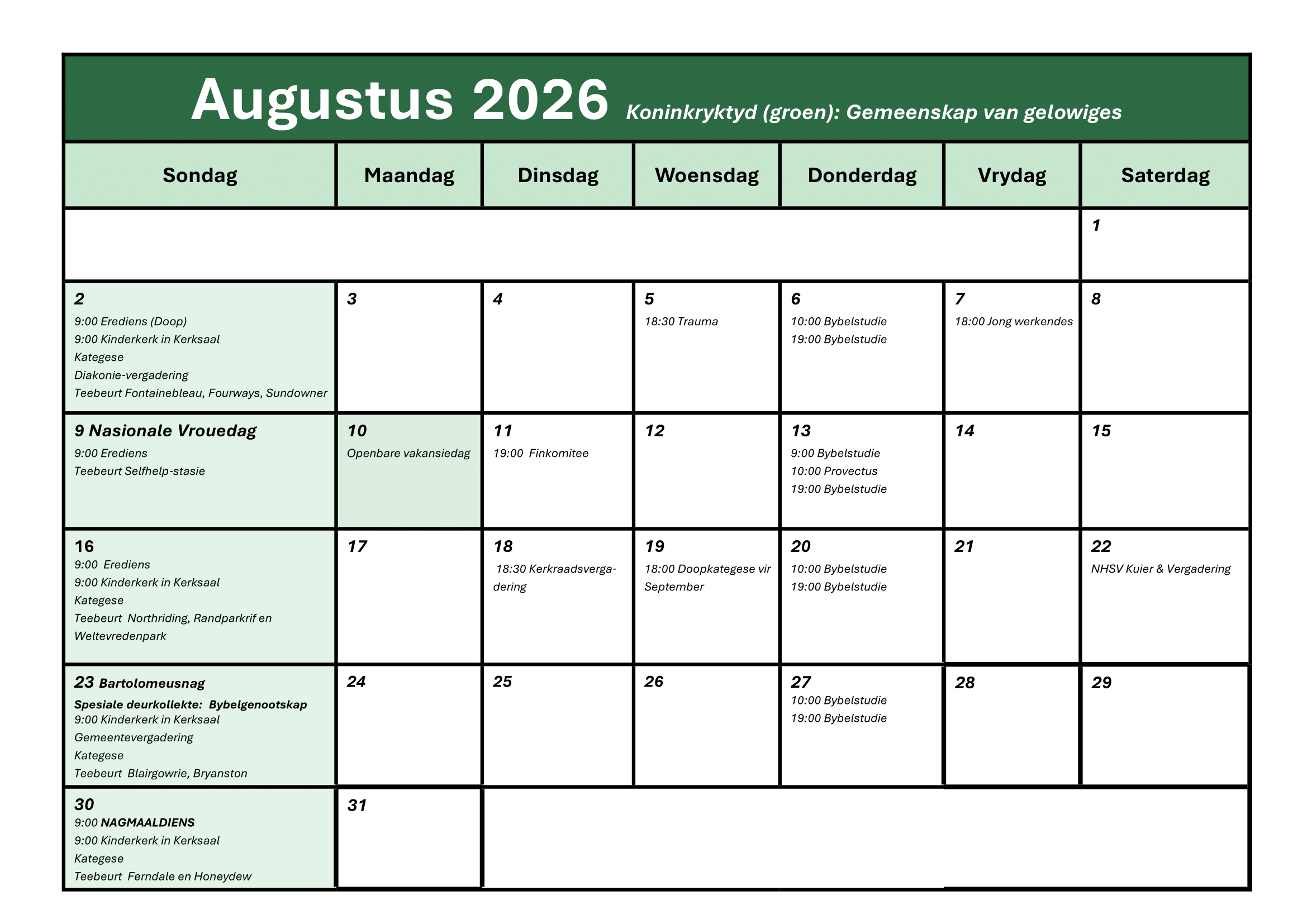 Kalender 2026-08